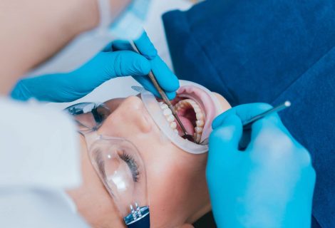 A patient undergoing oral surgery in Rocklin, CA